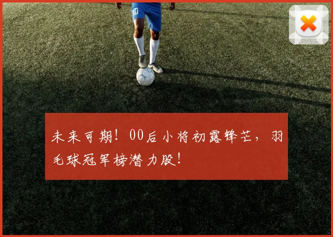 未来可期!00后小将初露锋芒,羽毛球冠军榜潜力股!